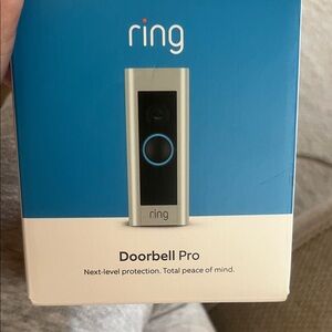 Ring Doorbell Pro in Silver and Black